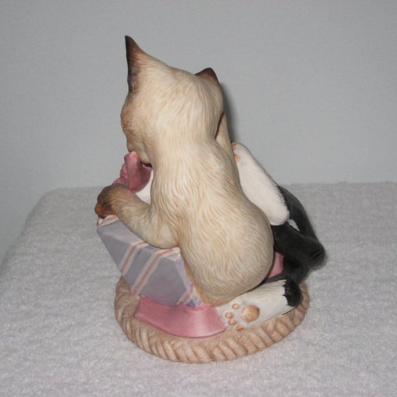 The Franklin Mint, cat figurine with certificate - Picture 3 of 4